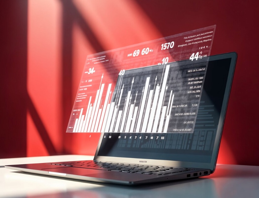 Interfaccia sistema analitico con visualizzazione dati strutturati